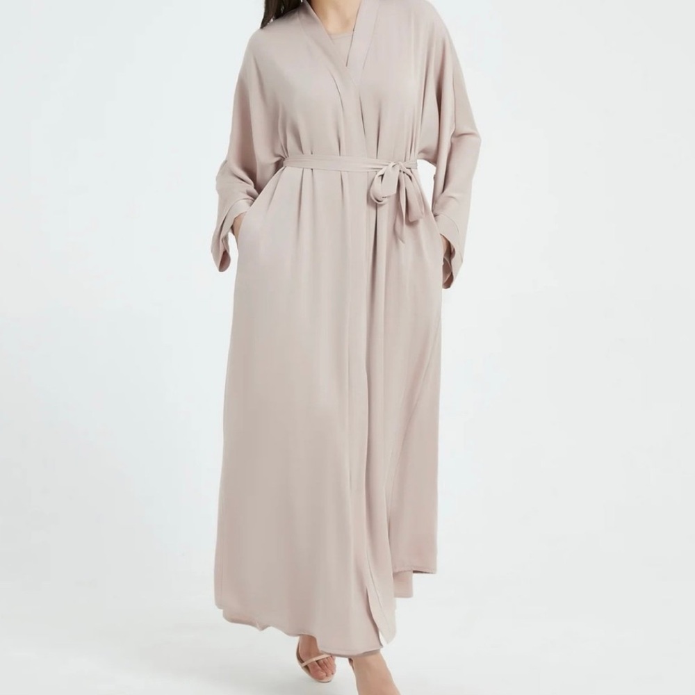 Serena Abaya 3 peice Set - Light Nude